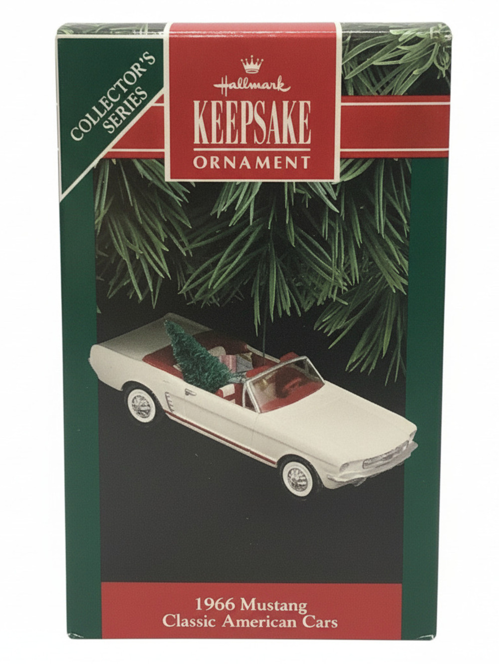 Hallmark 1992 Keepsake Ornament 1966 Mustang #2 Classic American Cars Series